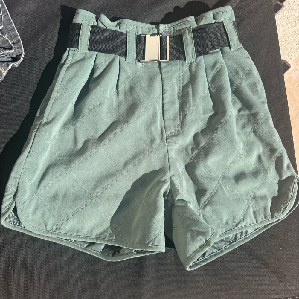 Urban Outfitters | Teal Quilted Design Jorts